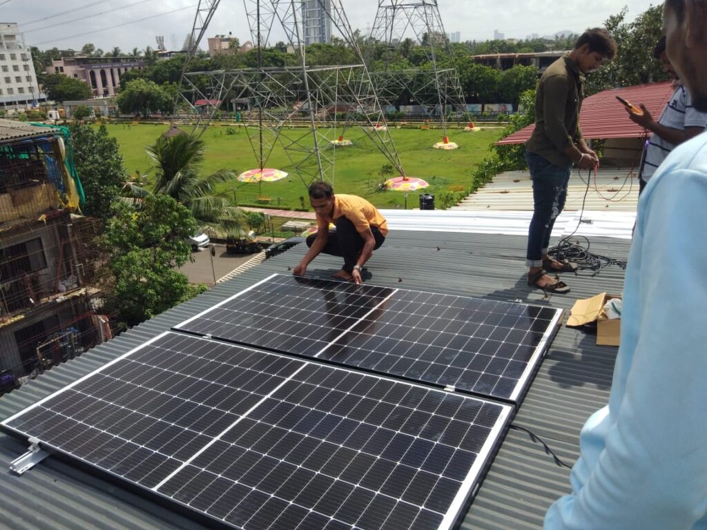 Pali , Rajasthan solar panel installed