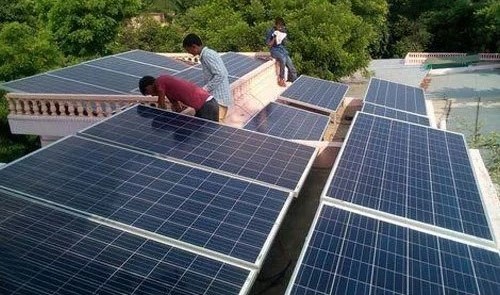 Sikar , Rajasthan solar panel installed